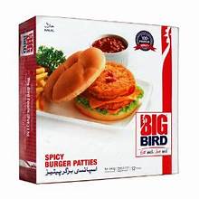 BIG BIRD SPICY BURGER PATTIES 840GM 12PCS 1106-1