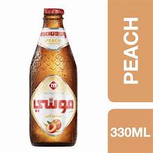 MOUSSY MALT PEACH 330ML