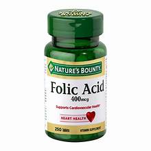 NATURES BOUNTY FOLIC ACID 400MCG